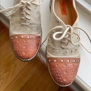 Miz Mooz Canvas Maisy Oxford shoes